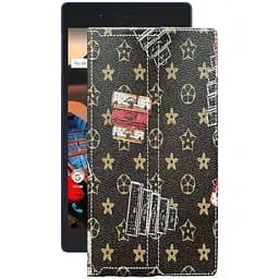 Чохол StatusCASE з екошкіри для планшету Lenovo Tab 3 7 TB3-710i Луі-Вітон-коричневий