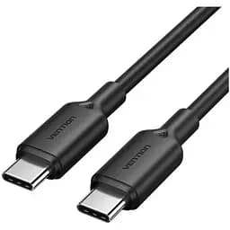 Дата кабель USB-C to USB-C 2.0m 5A aluminum black Vention (TRIBH)