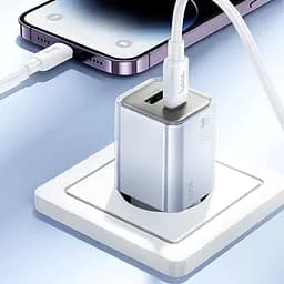 МЗП Hoco N46 Glorious PD20W+QC3.0 (1USB-A/1C) Blue - мініатюра 5