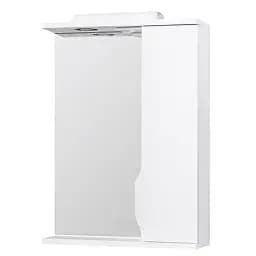 Дзеркало для ванної ПіК Альба Z-1 праве з шафкою 55 см 30412