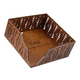 Деревянная салфетница VANZA LA JOLLA walnut