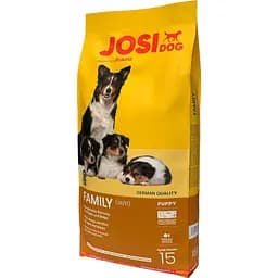Сухой корм JosiDog Family для щенков, беременных и кормящих собак 15 кг