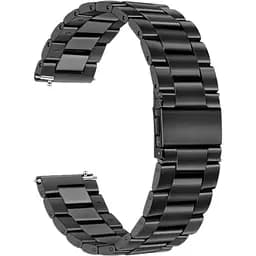 Ремінець DK CDK для Mobvoi TicWatch S2 22mm Fitlink Steel Watch Band (012874) (black)