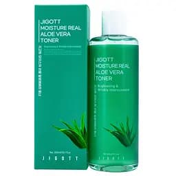 Тонер для лица Jigott Moisture Real Aloe Vera Toner Алоэ, 300 мл