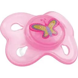 Пустушка Nuby Міні-Метелик анатомічна 0-6 міс. рожева (5797SFSpnk)
