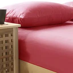 Набор Hobby Gold Series Простыня на резинке + наволочка, односпальный, фуксия