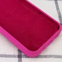 Чохол Silk Full Protective (AA) NO LOGO для Apple iPhone X / XS (5.8") Малиновий / Dragon Fruit - мініатюра 3