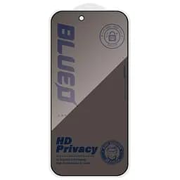 Захисне 2.5D скло Blueo Full Cover Anti-Peep для Apple iPhone 17 Pro Max (6.9) Чорний - мініатюра 2