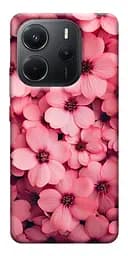 Чохол Demsky Pink flowers для Xiaomi Redmi Note 14 4G (Europe version)