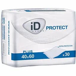 Одноразові пелюшки iD Protect Plus 60 х 40 см 30 шт.