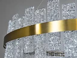 Люстра стельова LED LUXON Diasha 828/800BR, 90W, хром, 4950 лм, регульована висота, для кухні та інтер'єру - мініатюра 6