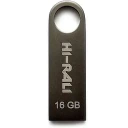 Флеш накопитель USB 16Gb Hi-Rali Shuttle черный USB 2.0 (HI-16GBSHBK)