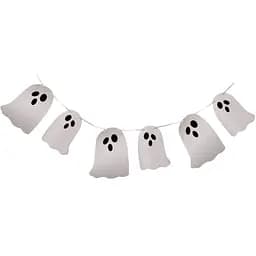Гирлянда бумажная фигурная Yes! Fun Halloween призраки глиттер 3 м (801189)