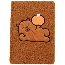 Блокнот А5 ZiBi Capybara 10 Kids Line плюшевий клітинка 80 аркушів (ZB.700024) - мініатюра 4