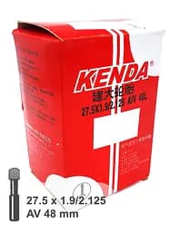 Камера велосипедна Kenda 27.5х1.9/2.125 AV 48 мм (G0000948) - мініатюра 2