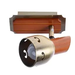 Світильник Brille HTL-110S/1 настінний накладний спот дерев'яний