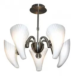 Люстра підвісна Brille для вітальні E14 60W CH+WH (BR-187S/5)