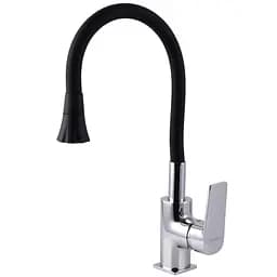 Смеситель для кухни Globus Lux Bonn GLB-0203SA-B01 Черный матовый