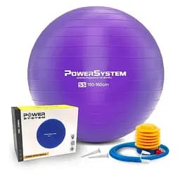 М'яч для фітнесу (фітбол) Power System PS-4011 Ø55 cm PRO Gymball Purple (PS-4011_55cm_Purple)