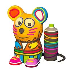 Набір легкого пластиліну Moon Light Clay Pino Friend Томмі 70058 з пінопластовою фігуркою - мініатюра 3