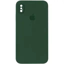 Чохол Epik Silicone Case Square Full Camera Protective AA для Apple iPhone XS Max 6.5 Зелений/Cyprus Green