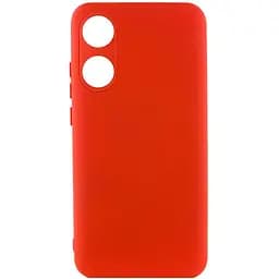 Чохол Silicone Cover Lakshmi Full Camera (AAA) для Oppo A58 4G Червоний / Red