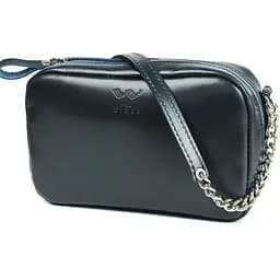 Шкіряна сумка Faith синя