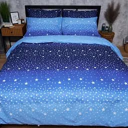Підковдра Moon&Star Бязь Gold Люкс Night Glow Полуторна 143x210 см - мініатюра 2