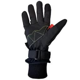 Рукавиці для скандинавської ходьби Gabel Wind Tech N.C.S. Black/Green S (8015012100007), Чорний - мініатюра 3
