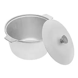 Каструля алюмінієва із кришкою 1.5 л, Полімет Сірий 83387