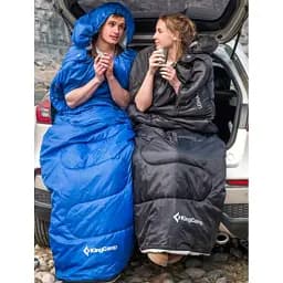 Спальний мішок KingCamp Lona 250 Comf +12°C / Lim +7°C / Extr -3°C Blue - мініатюра 3