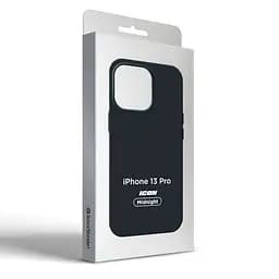 Силиконовый чехол для Apple iPhone 13 Pro, ICON2 Case, черный, противоударный, панель, защита всего корпуса, матовая поверхность Soft Touch, выступает над дисплеем, совместим с защитными стеклами и пленками, с микрофиброй, ArmorStandart (ARM60601) - мініатюра 9