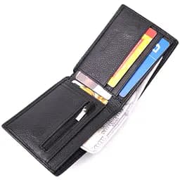 Чоловічий шкіряний портмоне ST Leather 11,5х9х1 см acs0028308 - мініатюра 5