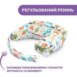Подушка для годування Boppy Deluxe бірюзово-помаранчева (79912.43) - мініатюра 5