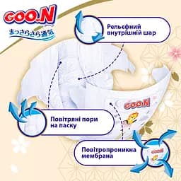 Підгузки Goo.N Premium Soft 5 XL (12-20 кг) 40 шт. на липучках для дітей унісекс - мініатюра 5