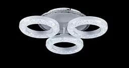 Люстра стельова LED Splendid Ray L2722/3, 70W, білий, метал, акрил, сучасний стиль з пультом і димером - мініатюра 2