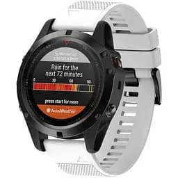 Силиконовый ремешок Primo для часов Garmin Fenix ​​3/3HR/Fenix ​​5X/6X White
