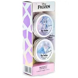 Набір бальзамів для губ Mad Beauty Frozen Крижане серце круглі 2 шт. × 12 г - мініатюра 2