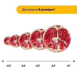 Дерев'яний фігурний пазл Гранат, А4, Дерев'яна коробка 100 елементів - мініатюра 2