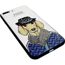 Чохол-накладка PUZOO Artdog Phone iPhone 7 Plus/8 Plus White Ravan - мініатюра 3