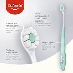 Зубна щітка Colgate 3D Density салатова - мініатюра 2