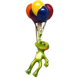 Брошь Лягушонок на воздушных шариках (49469260)