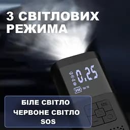 Автомобільний компресор XY-35 портативний 150 PSI 12В - мініатюра 5