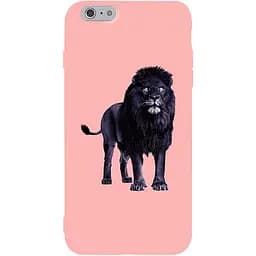 Чохол-накладка Toto Matt TPU 2 mm Print Case Apple iPhone 6/6s #36 Blacklion Pink