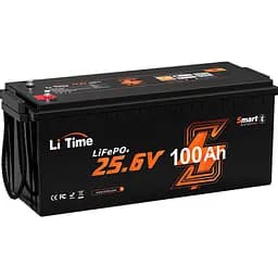Аккумулятор Li Time LiFePO4 24V BT (25.6V/100Ah/2560Wh) [123752]