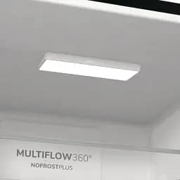 Холодильник Gorenje з нижн. мороз. камерою 185х60х60 см 2 двері 204(96) л А++ NoFrost+ LED дисплей чорний - мініатюра 7