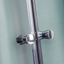 Душовий бокс Lidz Tani SB90x90.SAT.HIGH.FR Frost, Хром матовый, матовий, хром матовий - мініатюра 8