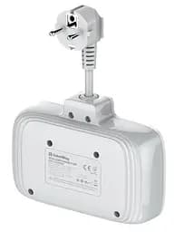 Фільтр мережевий 2 розетки 2.5 см White 20 Вт ColorWay teh0024061 - мініатюра 3