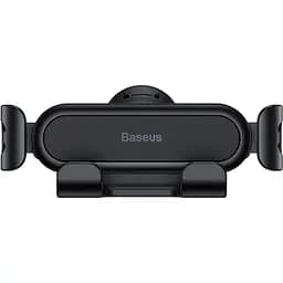 Автотримач Baseus Stable Gravitational Car Mount Lite Air Outlet Version Black (SUWX010001) (134769)