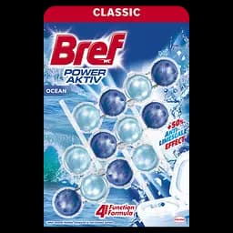 Туалетний блок Bref Сила актив Океан Тріопак 150 г (3 шт. по 50 г)